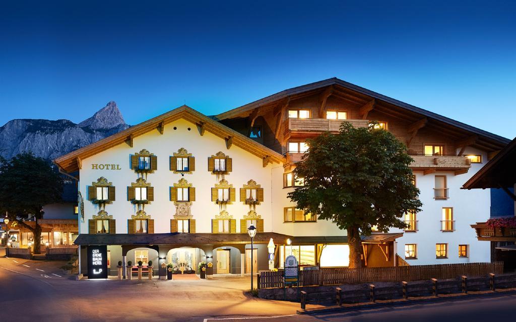 Der Gruene Baum Mountain Boutique Hotel Ehrwald Exterior foto