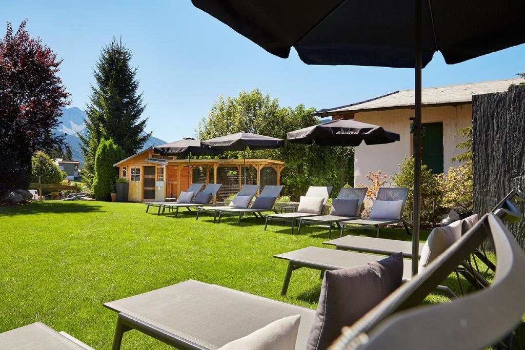 Der Gruene Baum Mountain Boutique Hotel Ehrwald Exterior foto